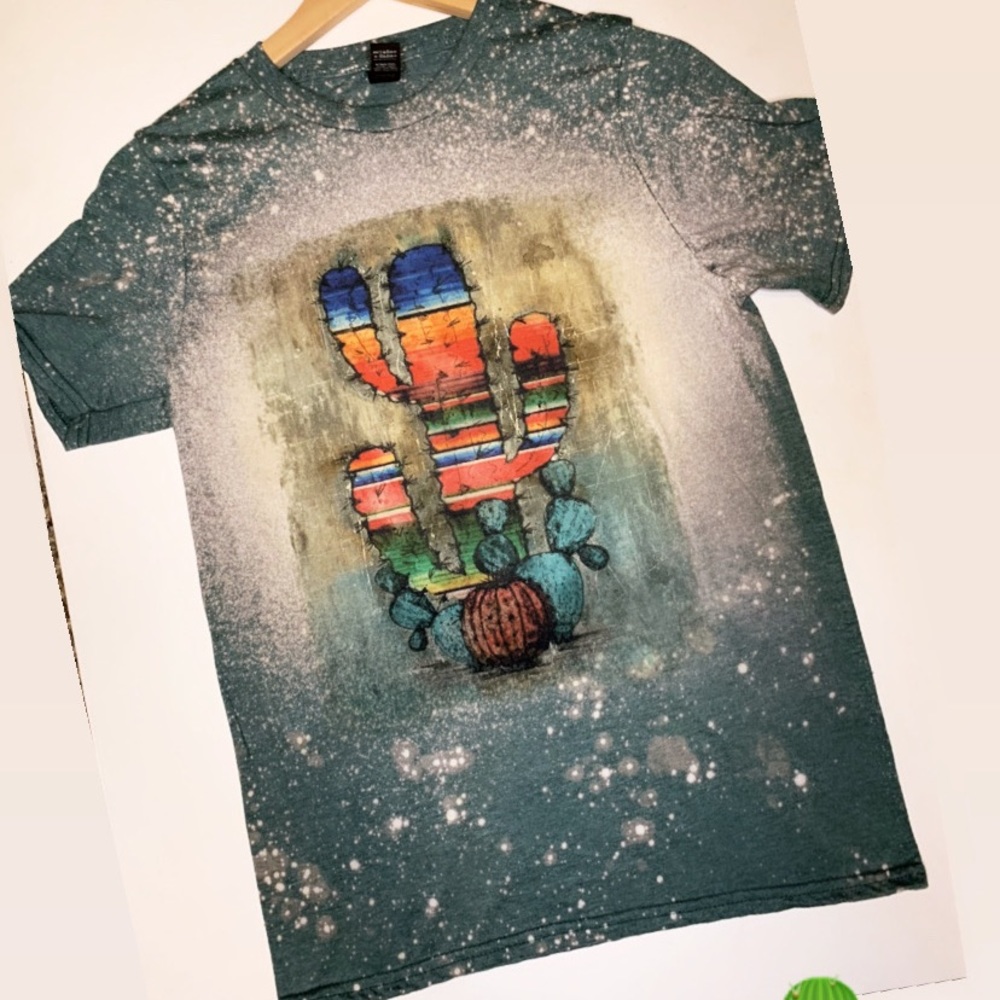 Bleached graphic T-shirt
